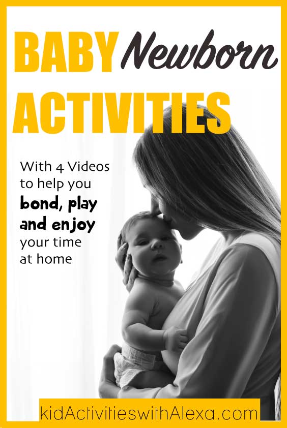 baby activities for your newborn, baby activity ideas for the first three months. #babyactivities #babyideas #babyschedule #babycare