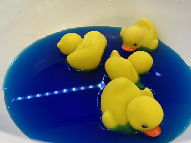 sensory play ideas using rubber ducks