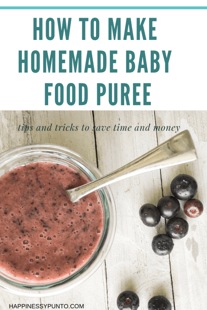 How to make homemade baby food pure