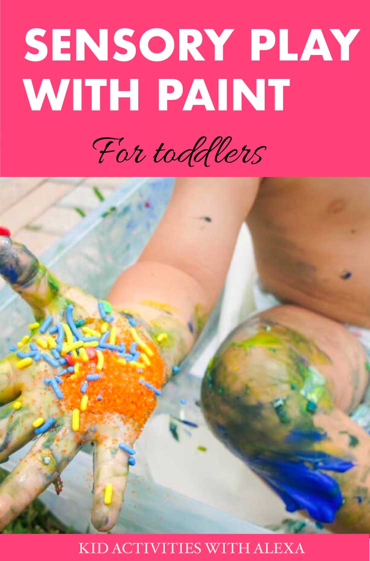 Homemade Textured Paint { sensory play to reduce raising