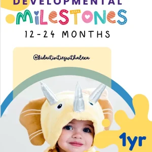 One Year Old Development Milestones and Academic Checklist (PDF)