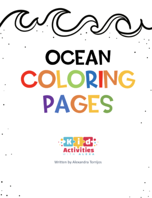 Summer Ocean Coloring Pages (PDF)