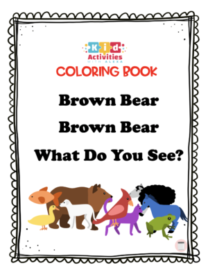 brown bear brown bear what do you see coloring pages (PDF)