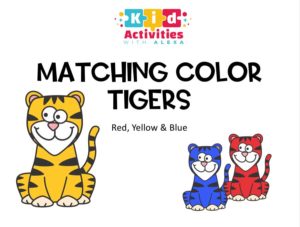 Color Tiger Matching Activity (PDF)