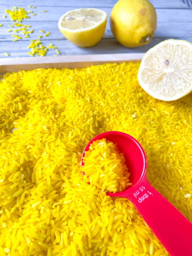 Lemon-Scented Colored Rice