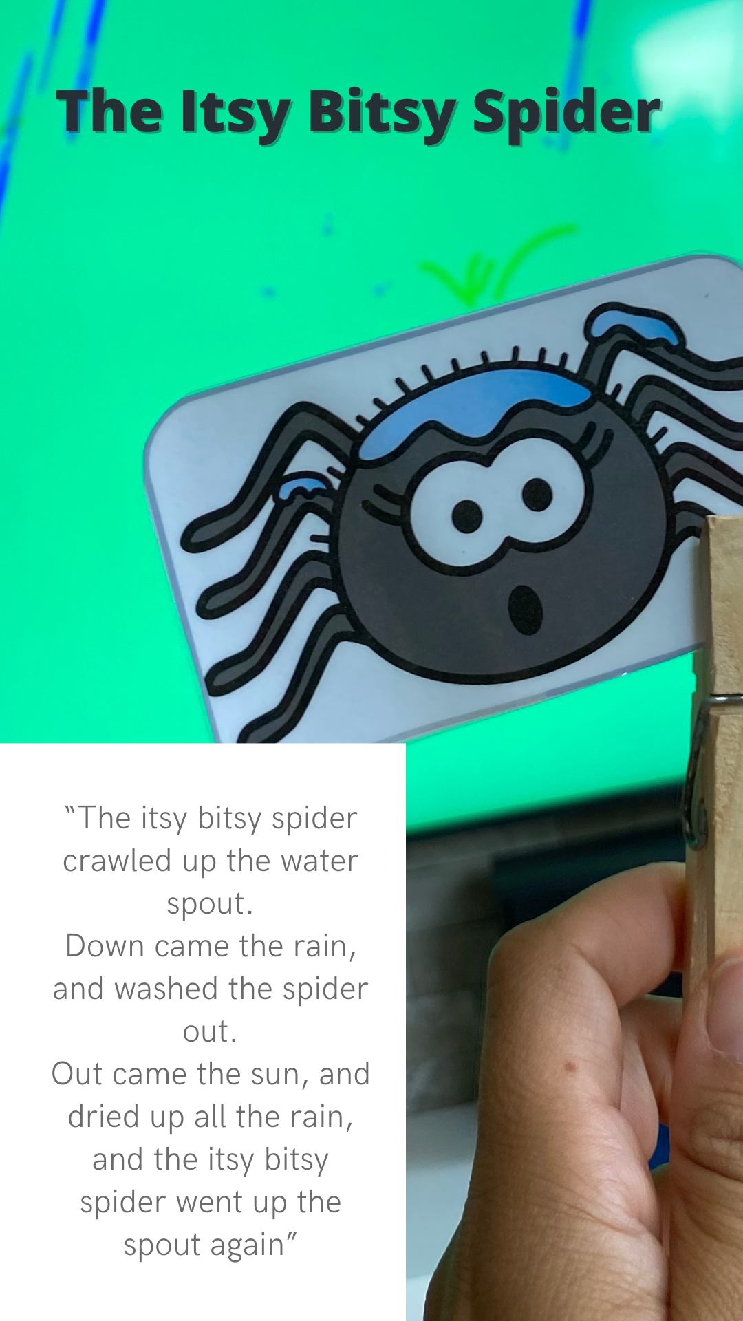Incy Wincy Spider Lyrics and Actions + FREE Activities - Learning