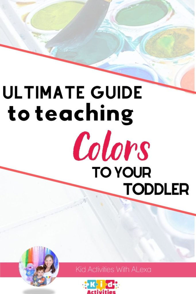 teaching colors to a toddler
