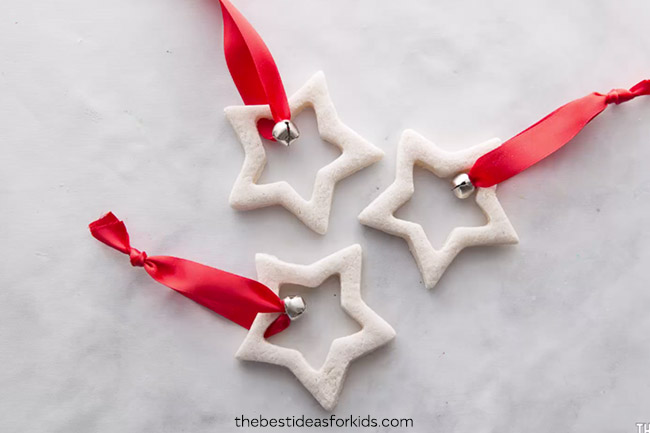 Star Salt Dough Ornaments
