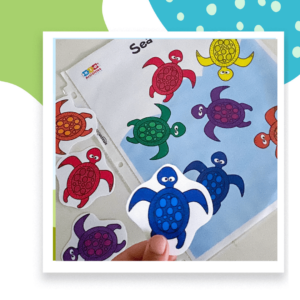 COLORS: Sea Turtle Matching Game (PDF)