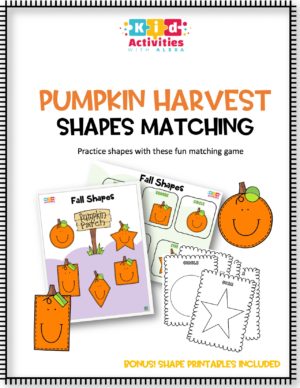SHAPES: Pumpkin Harvest Shapes Matching Game (PDF)