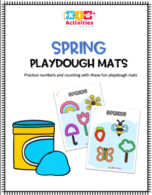 Spring Playdough Mat
