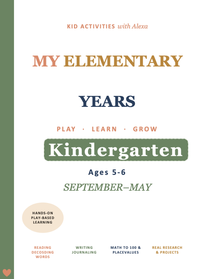 Kindergarten Curriculum cover