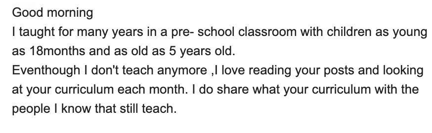 Parent testimonial