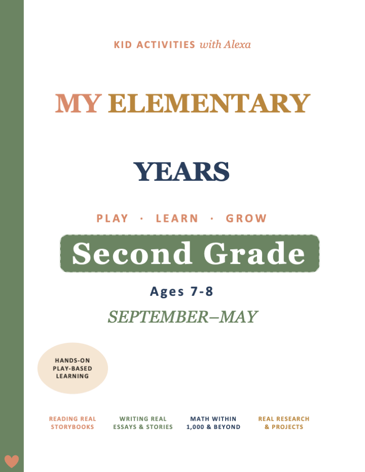 Second Grade Curriculum cover
