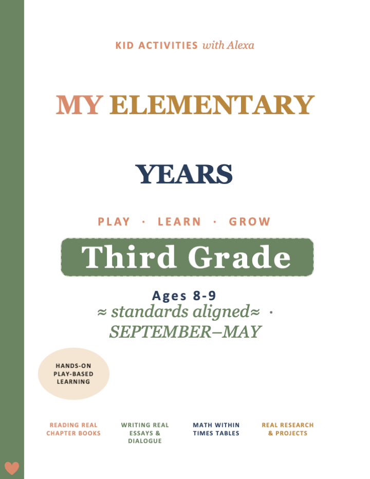 Third Grade Curriculum cover
